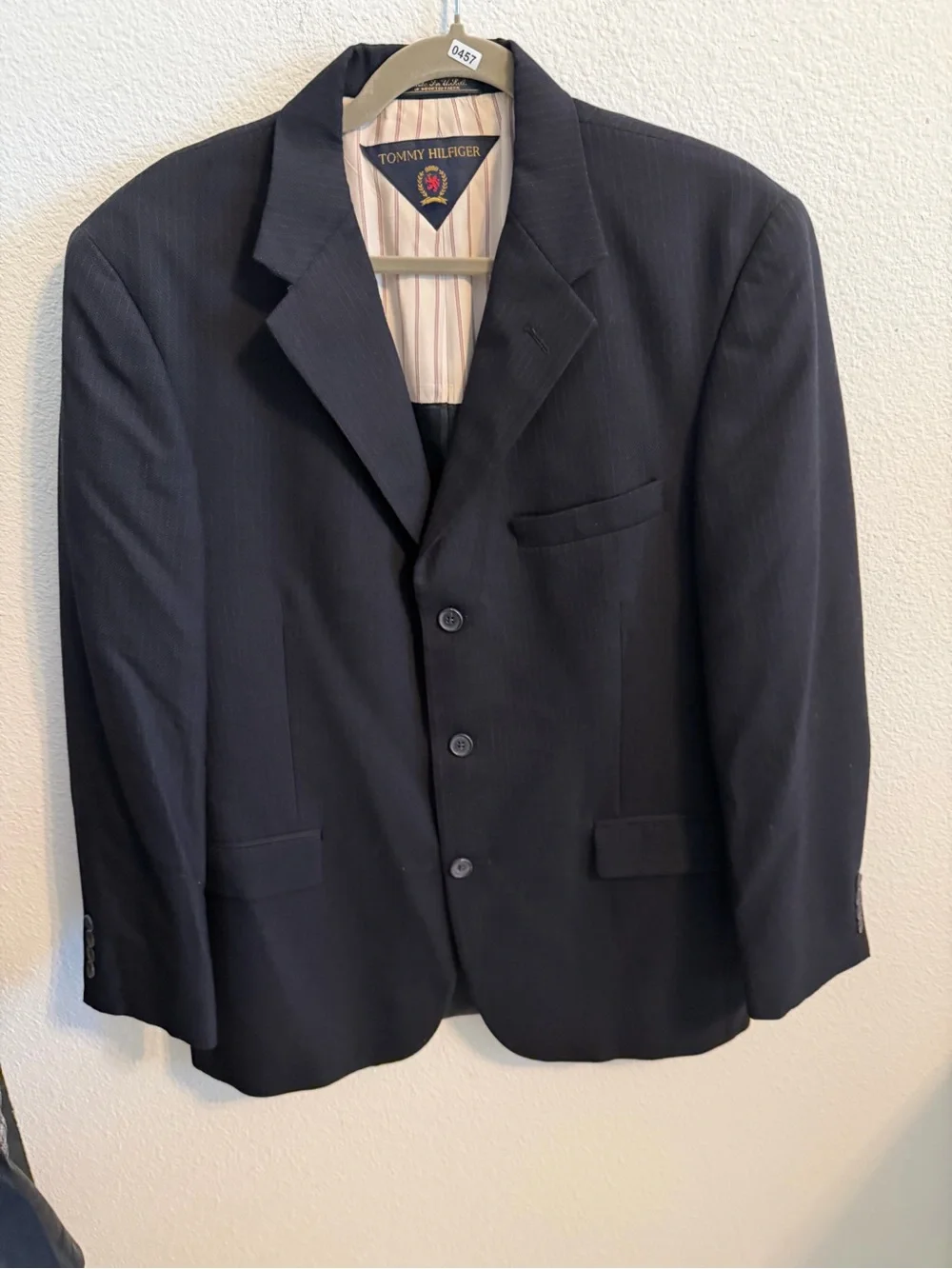 Tommy Hilfiger Dark Navy Pinstripe Sport Coat